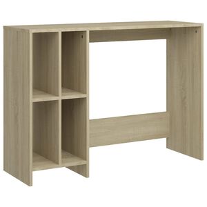vidaXL Datorbord sonoma-ek 102,5x35x75 cm konstruerat tr&auml;