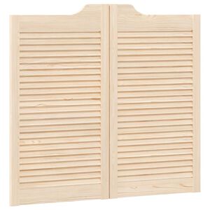 vidaXL Sv&auml;ngd&ouml;rrar Naturlig 90 x 50 cm Massiv furu