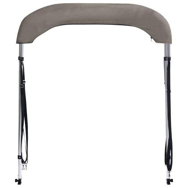 vidaXL B&aring;tkapell 2 b&aring;gar gr&aring; 180x130x110 cm