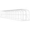 vidaXL H&ouml;nshus mot V&auml;gg Silver 600 x 150 x 215 cm Galvaniserat st&aring;l