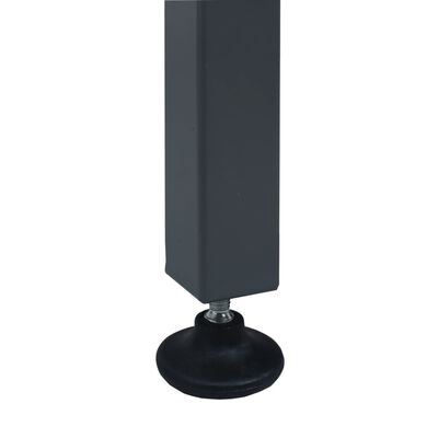 vidaXL Arbetsbänk svart 120x60x85 cm stål