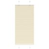 vidaXL Plisserad persienn cremef&auml;rgad 55x100cm tyg bredd 54,4cm