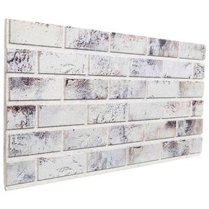 vidaXL V&auml;ggpaneler 10 st 100 x 50 cm Ljusgr&aring; och svart EPS Skum