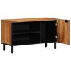 vidaXL TV-sk&aring;p med hylla Brun 80 x 33 x 46 cm Massivt mangotr&auml;