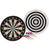 Abbey Darts Dubbelsidig darttavla inkl. 2 dartset 52AZ-UNI-Uni