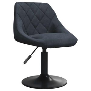 vidaXL Barstol m&ouml;rkgr&aring; sammet