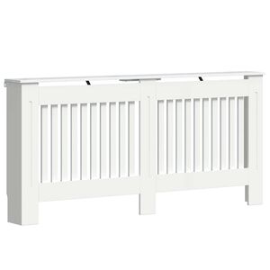 vidaXL Radiatorlock H&ouml;gblanka vita 172 x 19 x 81,5 cm Konstruerat tr&auml;