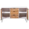 vidaXL Sideboard New York 130,6 x 43 x 73,6 cm Massiv furu