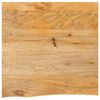 vidaXL Bordsskiva 80x40x2,5 cm levande kant massivt mangotr&auml;