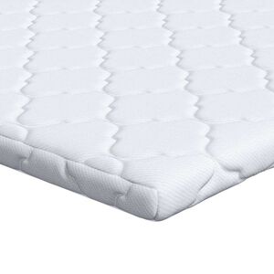 vidaXL Kokostopper Vit 70 x 200 cm Jacquardtyg