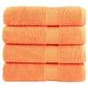 vidaXL Premium badhanddukar SOLUND 4 st gr&ouml;n 100x150 cm 600 gsm
