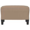 vidaXL Fotpall cappuccino 60x50x41 cm konstläder