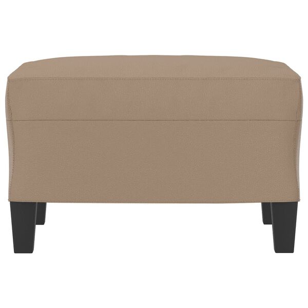 vidaXL Fotpall cappuccino 60x50x41 cm konstläder