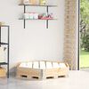 vidaXL Pallkrage sexh&ouml;rning 160x160 cm massiv furu