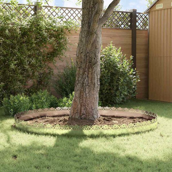 vidaXL Gr&auml;skanter 20 pcs Silver 103 x 0,05 x 22 cm Galvaniserat St&aring;l