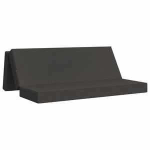 vidaXL F&auml;llbar Soffbed 200 x 67 x 45 cm M&ouml;rkgr&aring;