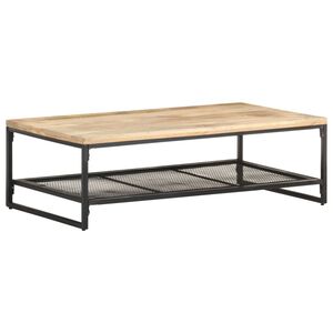 vidaXL Soffbord 110x60x35 cm massivt mangotr&auml;