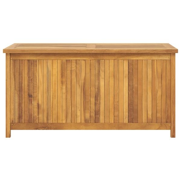 vidaXL Tr&auml;dg&aring;rdsl&aring;da 114x50x58 cm massiv teak