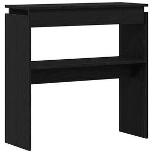 vidaXL Konsolbord Svart Ek 80 x 30 x 80 cm Konstruerat tr&auml;