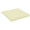 vidaXL Sittkuddar SOEST 100% Polyester Gr&auml;ddvit 60 x 60 x 7 cm