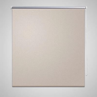 vidaXL Rullgardin för mörkläggning 140 x 175 cm beige