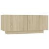vidaXL S&auml;ngbord sonoma-ek 100x35x40 cm konstruerat tr&auml;