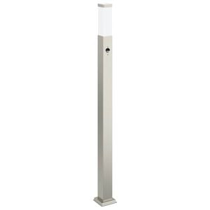 vidaXL Pollare med sensor 110 cm rostfritt st&aring;l IP44