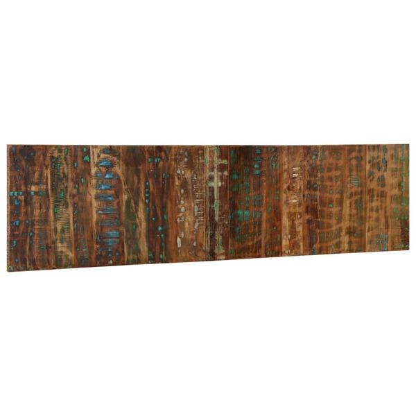 vidaXL S&auml;nggavel flerf&auml;rgad 200 cm massivt tr&auml; &aring;tervunnet