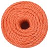 vidaXL Rep orange 16 mm 50 m polypropylen