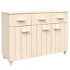 vidaXL Sk&auml;nk HAMAR honungsbrun 113x40x80 cm massiv furu