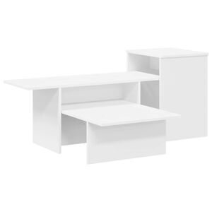vidaXL Konsolbord Vit 91,5 x 35 x 38,5 cm Konstruerat tr&auml;