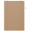 vidaXL Rullgardin med gardiner Natur 150 x 220 cm Bambu