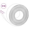 vidaXL Rabattkant grå 3 st 10 m 20 cm polyeten