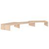 vidaXL Sk&auml;rmst&auml;ll 80x24x10,5 cm massiv furu