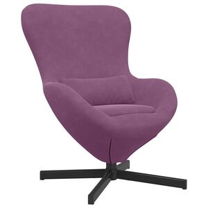 vidaXL &Auml;ggf&aring;t&ouml;lj Lila 63 x 73 x 90 cm Sammet