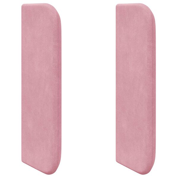 vidaXL S&auml;nggavel &Ouml;ra Rosa 40,5 x 40,5 x 4 cm Sammet