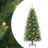 vidaXL Konstgjord julgran Gr&ouml;n 150 cm PE och PVC