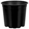 vidaXL Rund Blomkruka 200 st Svart &Oslash; 15 x 13 cm Plast