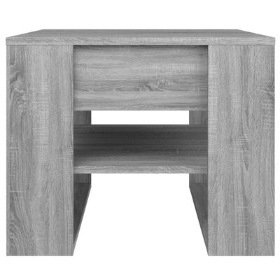 vidaXL Soffbord grå sonoma-ek 55,5x55x45 cm konstruerat trä