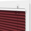 vidaXL Plisserad persienn Bordeaux r&ouml;d 80x150 cm tyg bredd 79,4 cm