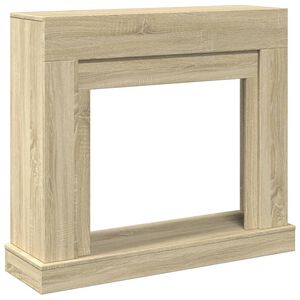 vidaXL Spiselkrans sonoma-ek 100x30x87,5 cm konstruerat tr&auml;