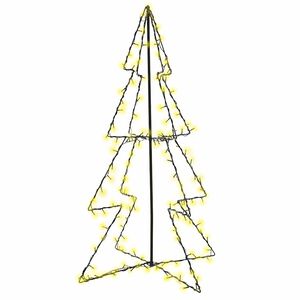 vidaXL Ljuskon f&ouml;r julgran 160 LED inne/ute 78x120 cm