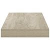 vidaXL Sv&auml;vande v&auml;gghylla ek 50x23x3,8 cm MDF