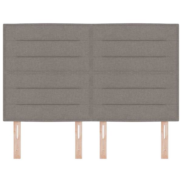 vidaXL Huvudgavel Taupe 160 cm tyg