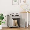 vidaXL Skrivbordsvagn betonggr&aring; 60x45x60 cm konstruerat tr&auml;