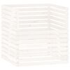 vidaXL Kompostl&aring;da vit 100x100x102 cm massiv furu