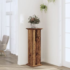 vidaXL V&auml;xtst&auml;ll &aring;ldrat tr&auml; 33x33x100 cm konstruerat tr&auml;