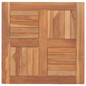 vidaXL Bordsskiva massiv teak 60x60x2,5 cm