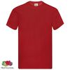 Fruit of the Loom Original T-shirt 5-pack r&ouml;d stl. S bomull