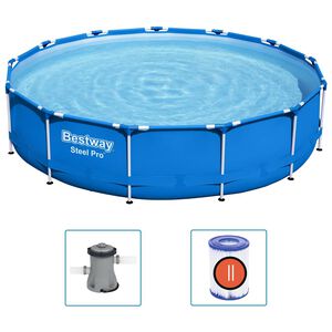 Bestway Pool med ram Steel Pro 396x84 cm